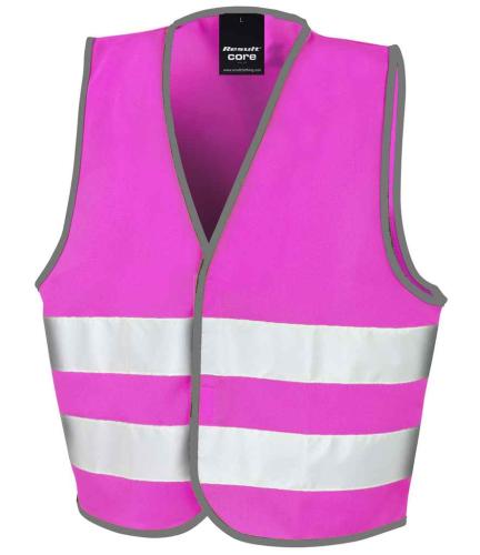 Result Core Kids Enhanced Vis Vest - PIN - S